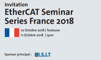 EtherCAT Seminar Series FRANCE - October 2018