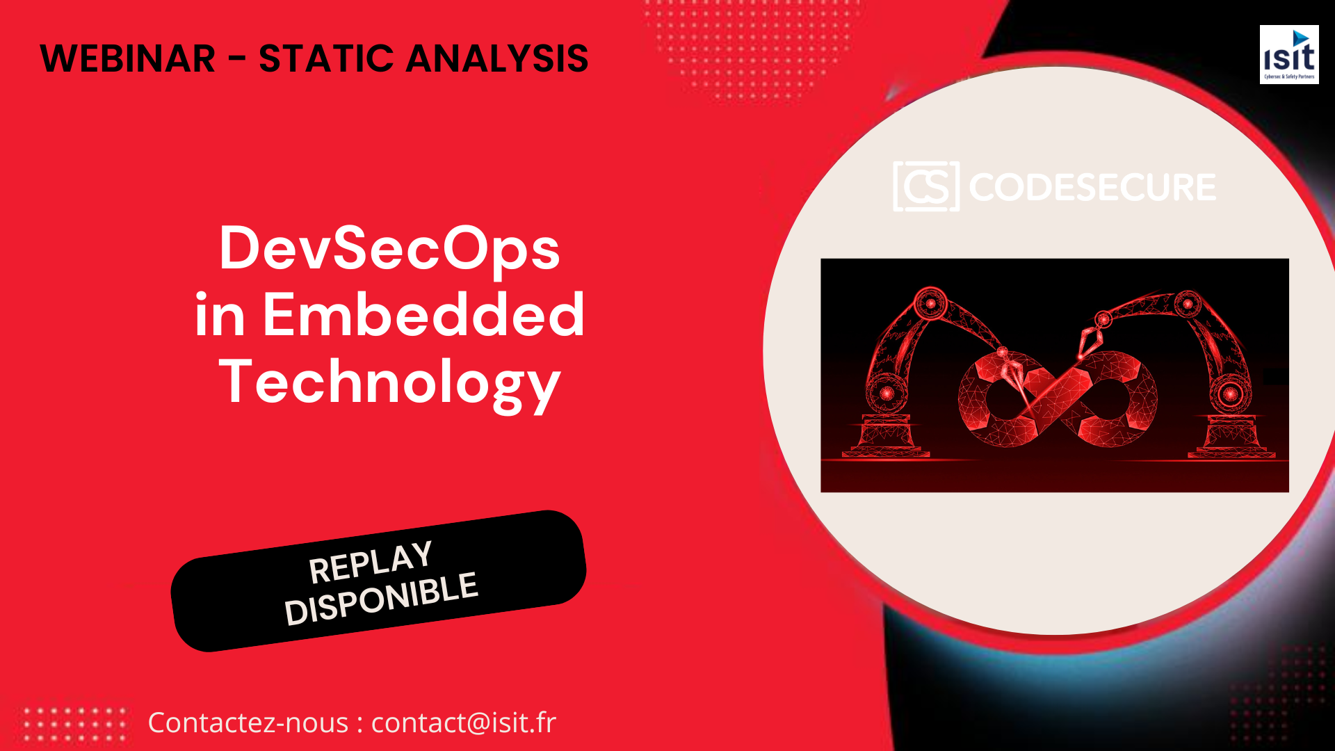 DecSecOps_STATIC ANALYSIS - FRANCE 2024-REPLAY_ISIT