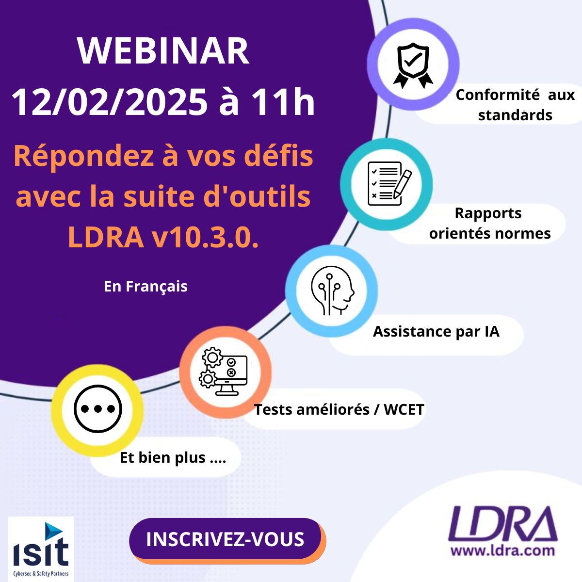 Répondez à vos défis avec la suite d'outils LDRA v10.3.0 - ISIT